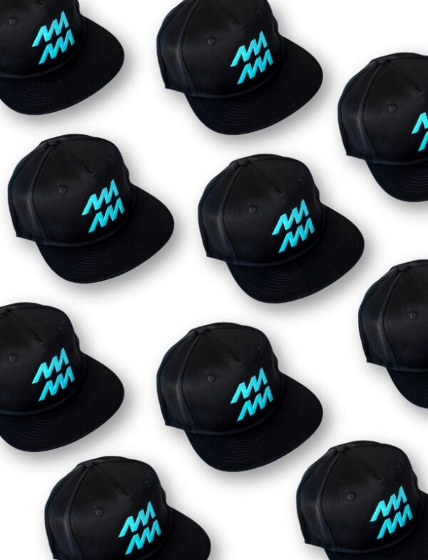 AQUARIUS SZN Retro 5 Panel SnapBack Hat - Image 10